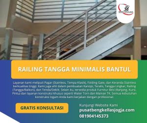 Railing Tangga Minimalis Bantul