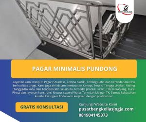 pagar minimalis Pundong
